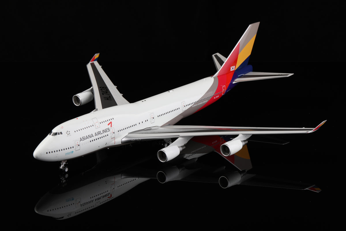 Asiana アシアナ航空 B747-400 1/200 取り寄せ＞SQwings アシアナ航空 747-400 HL7428 1/200 L2003