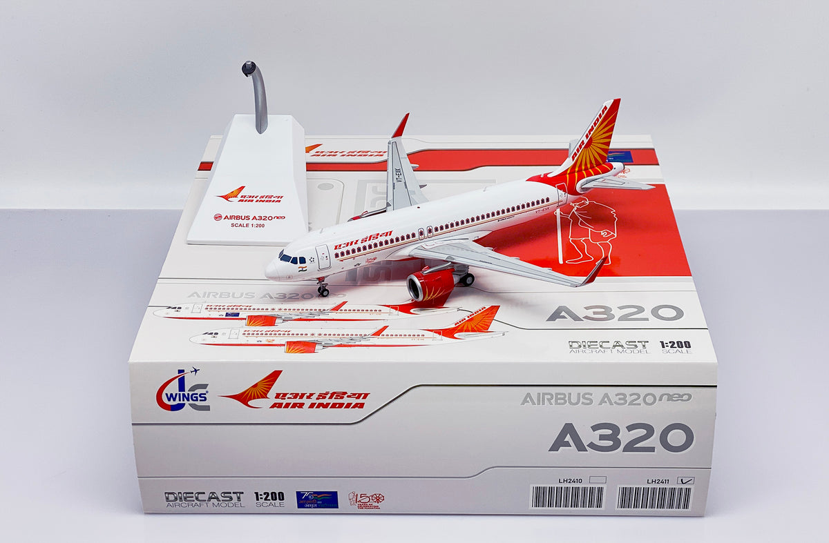 エアインディア A320neo VT-EXK 1/200 エアインディア A320neo VT-EXK 1/200 - メルカリ