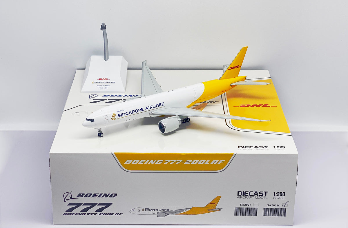 予約＞Jcwings シンガポール航空/DHL 777F 9V-DHA 1/200 XX2021C