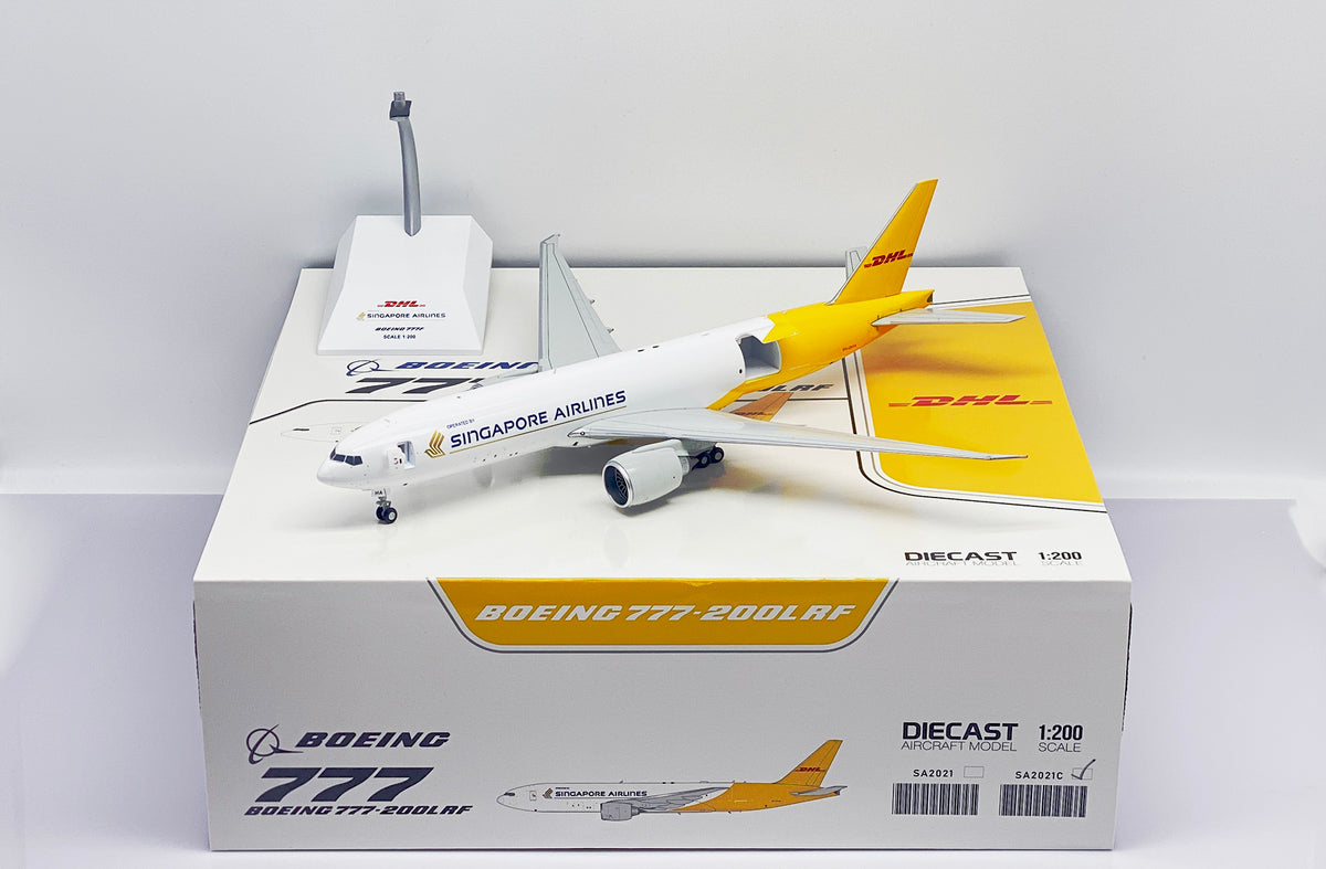 予約＞Jcwings シンガポール航空/DHL 777F 9V-DHA 1/200 XX2021C