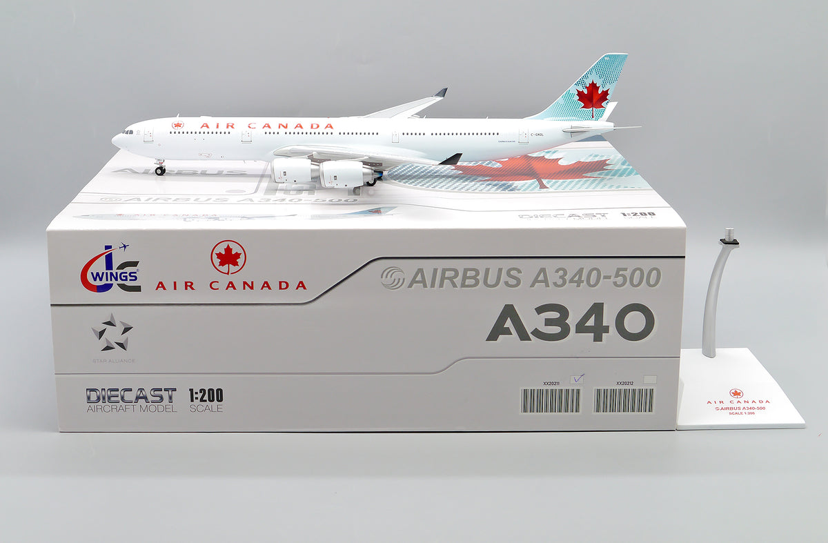 エアカナダ A340-500 C-GKOL 1/200 www.JetCollector.com: Air Canada A340-500 C-GKOL 1:200 Scale