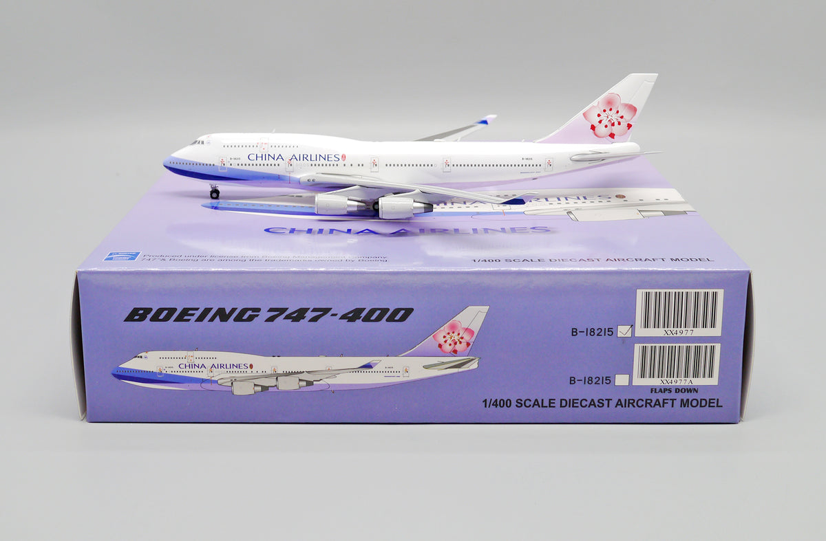 Jcwings チャイナエアライン 747-400 B-18215 1/400 XX4977