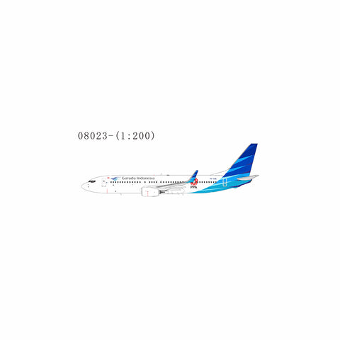 ＜予約＞NGmodel ガルーダ・インドネシア航空 737-800 PK-GNE 1/200 08023