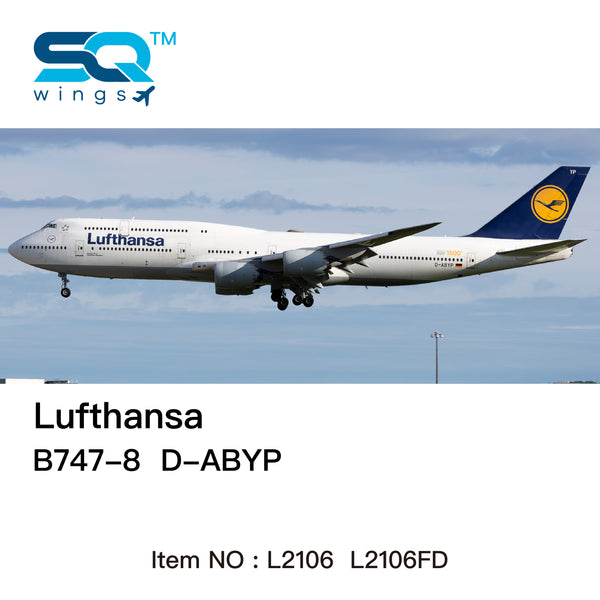 予約＞SQwings ルフトハンザ 747-8 D-ABYP 1/200 L2106FD(フラップ