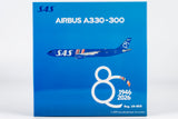 ＜予約＞NGmodel SASスカンジナビア航空 A330-300 LN-RKR 80周年記念塗装 1/400 62088