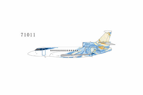 &lt;Reservierung&gt; NGmodel Privatjet Dassault Falcon 7X N666ZL 1/200 71011