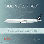 NGmodel キャセイパシフィック航空 777-300 B-HNK「スピリット・オブ・香港」特別塗装 1/400 73071