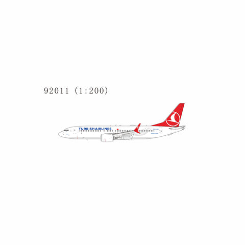 ＜予約＞NGmodel ターキッシュエアラインズ 737MAX8 TC-LCB 1/200 92011