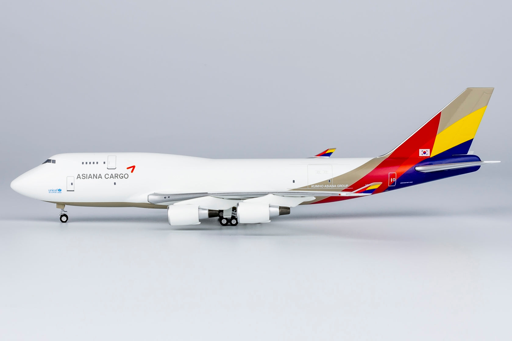 NG Lite アシアナ航空 747-400BDSF HL7421 1/400 AAR008