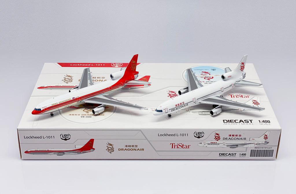 Jcwings 香港ドラゴン航空 L-1011 VR-HOK＆VR-HOD 1/400 BBOX1011SET01 