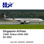 ＜予約＞HX Models シンガポール航空 A340-500 9V-SGC 1/400 A530103F(フラップダウン版)