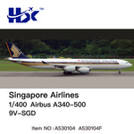 ＜予約＞HX Models シンガポール航空 A340-500 9V-SGD 1/400 A530104F(フラップダウン版)