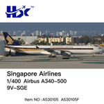 ＜予約＞HX Models シンガポール航空 A340-500 9V-SGE 1/400 A530105