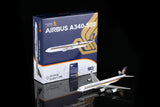 ＜予約＞SQwings シンガポール航空 A340-500 9V-SGB 1/200 L2175FD(フラップダウン版) SQwings