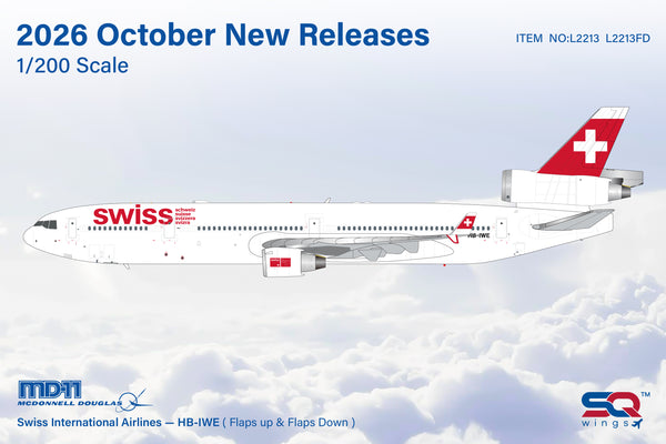 予約＞SQwings スイスインターナショナルエアラインズ MD-11 HB-IWE 1