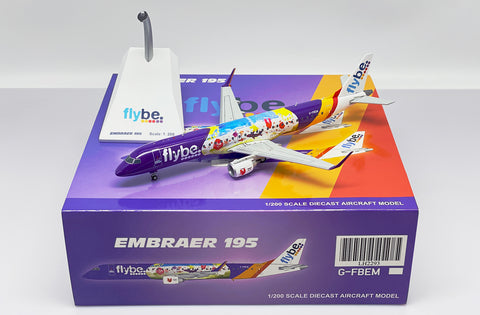 &lt;Reservierung&gt; Jcwings Flybe ERJ-195LR G-FBEM 1/200 LH2293