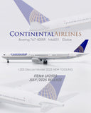 ＜予約＞Jcwings コンチネンタル航空 767-400ER N66051 1/200 LH2505