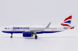 Jcwings ブリティッシュエアウェイズ A320neo G-EUYR ワンワールド塗装 1/200 SA2058 Jcwings