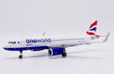 Jcwings ブリティッシュエアウェイズ A320neo G-EUYR ワンワールド塗装 1/200 SA2058 Jcwings