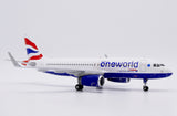 Jcwings ブリティッシュエアウェイズ A320neo G-EUYR ワンワールド塗装 1/200 SA2058 Jcwings