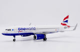 ＜予約＞Jcwings ブリティッシュエアウェイズ A320 G-EUYS ワンワールド塗装  1/200 SA2062