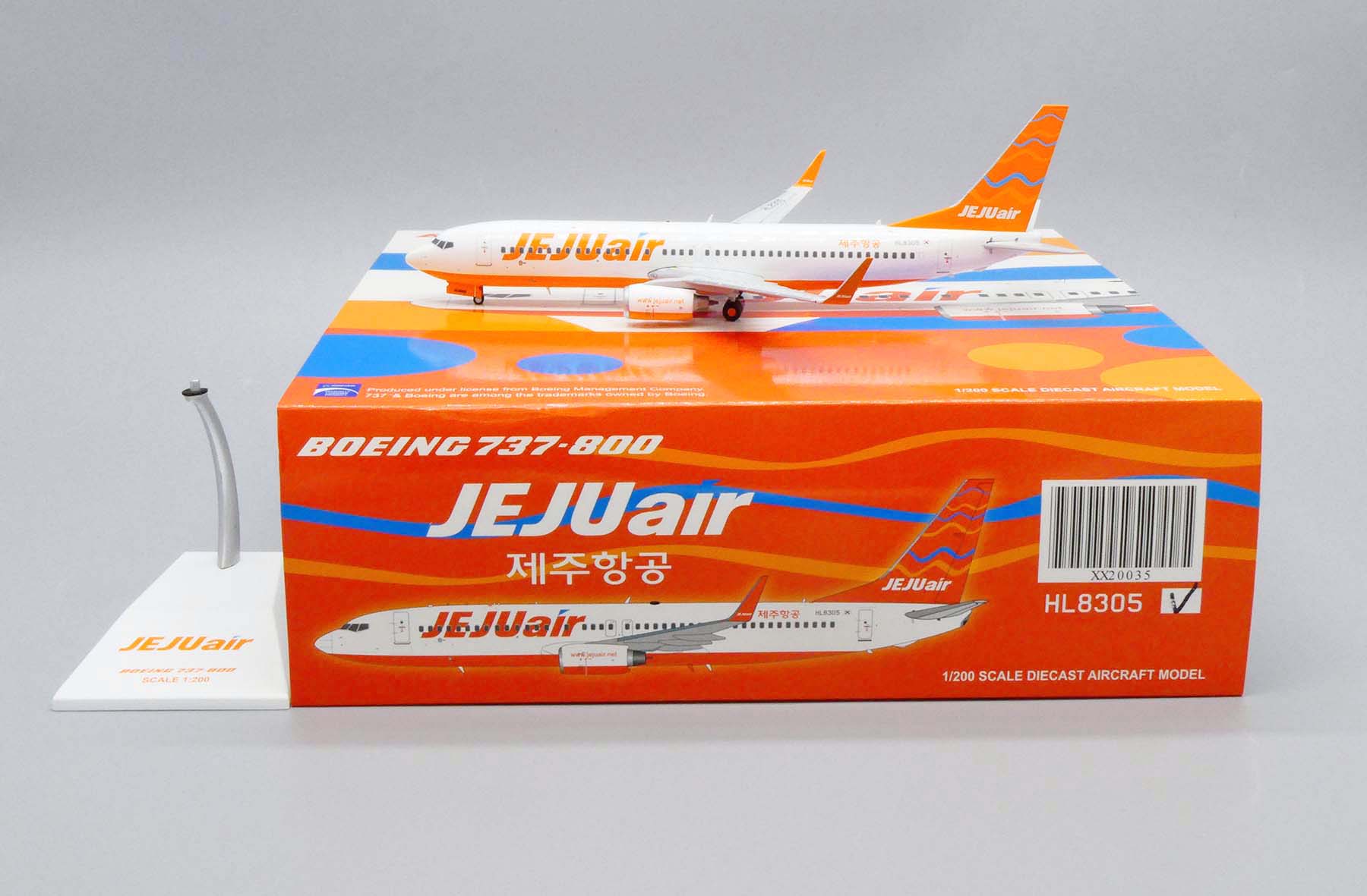 JEJU air チェジュエア 737-800 JC Wings 1:400 JEJU air チェジュエア 737-800 JC Wings 1:400