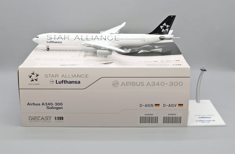 &lt;Reservierung&gt; Jcwings Lufthansa A340-300 D-AIGN 1/200 XX20150