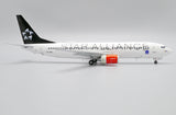 ＜予約＞Jcwings SASスカンジナビア航空 737-800 LN-RRW スターアライアンス塗装 1/200 XX20180