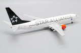 ＜予約＞Jcwings SASスカンジナビア航空 737-800 LN-RRW スターアライアンス塗装 1/200 XX20180