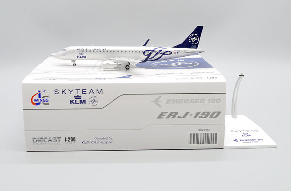 KLMオランダ航空 ERJ-190 PH-EZX 1/200 Jcwings KLMオランダ航空 ERJ-190 PH-EZX 1/200 XX20262