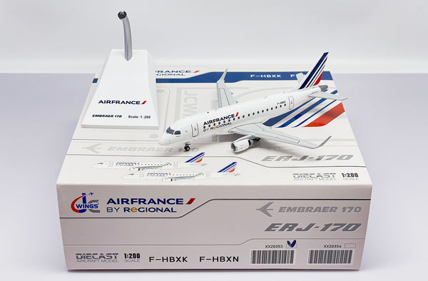 エールフランス・リージョナル ERJ-170LR F-HBXK 1/200 エールフランス・リージョナル ERJ-170LR F-HBXK 1/200 JC Wings
