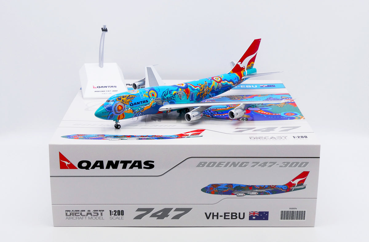 Inflight 1:200 カンタス航空 B747-200 VH-ECB InFlight200 747-200 カンタス航空「Koala Express」 ポリッシュ仕上げ