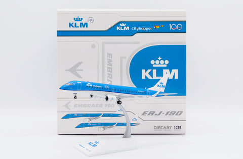 ＜予約＞Jcwings KLMシティホッパー ERJ-190STD PH-EZU 1/200 XX20424