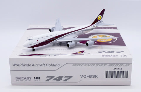 &lt;Reservierung&gt; Jcwings Worldwide Aircraft Holding 747-8BBJ VQ-BSK 1/400 XX40163