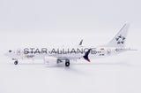 Jcwings シンガポール航空 737MAX8 9V-MBL スターアライアンス塗装 1/400 XX40351 Jcwings