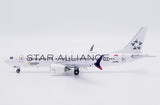 Jcwings シンガポール航空 737MAX8 9V-MBL スターアライアンス塗装 1/400 XX40351 Jcwings