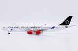 ＜予約＞Jcwings スカンジナビア航空 A340-300 スターアライアンス塗装 OY-KBM 1/400 XX40642