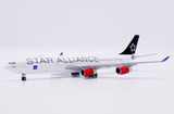 ＜予約＞Jcwings スカンジナビア航空 A340-300 スターアライアンス塗装 OY-KBM 1/400 XX40642