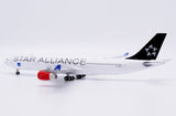 ＜予約＞Jcwings スカンジナビア航空 A340-300 スターアライアンス塗装 OY-KBM 1/400 XX40642