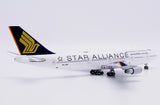 ＜予約＞Jcwings シンガポール航空 747-400 9V-SPP スターアライアンス塗装 1/400 XX40701 Jcwings