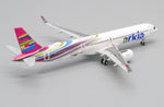 ＜再入荷・予約＞Jcwings アルキア・イスラエル航空 A321neo 4X-AGH 1/400 XX4449