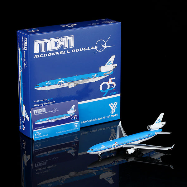 KLM MD-11 PH-KCE 95周年塗装 希少 1/400 HX YYwings KLMオランダ航空 MD-11 PH-KCE 1/400 YY1106 – Aircraftmodels777