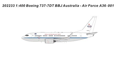 Pandamodel Australian Air Force 737-700BBJ A36-001 1/400 202233