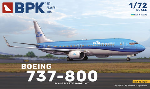 BPK KLMオランダ航空 737-800 PH-BCG 1/72