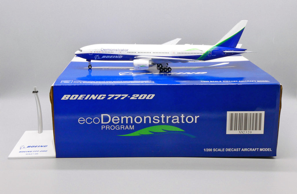 Jcwings ボーイング 777-200 N772ET エコデモンストレーター 1/200 